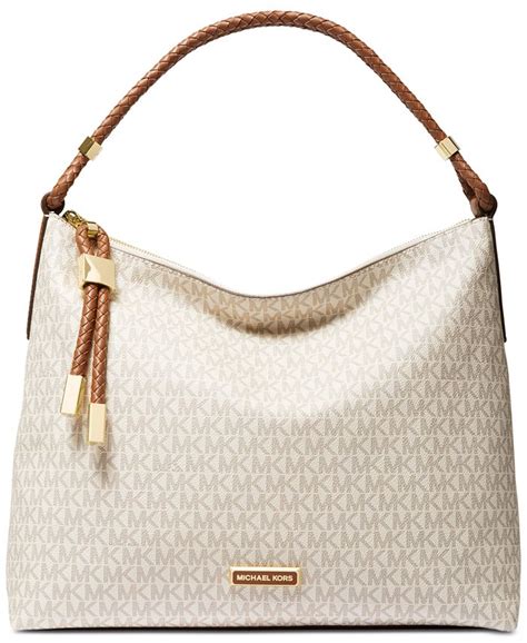 michael kors lexington signature shoulder bag|MICHAEL Michael Kors Lexington Signature Shoulder Bag .